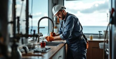 Instalación de grifería anticorrosión en Mil Palmeras