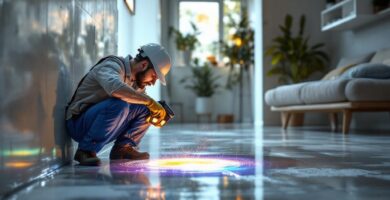 Diagnóstico y reparación de fugas en suelo radiante de agua