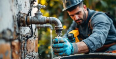 Reparación de bajantes dañados en Campoamor